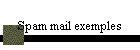 Spam mail exemples
