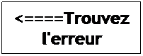 Zone de Texte: <====Trouvez
l'erreur
